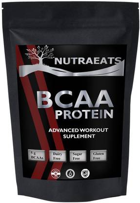 NutraEats Real BCAA 100% Micronized Vegan, Muscle Recovery & Endurance BCAA B80 Pro BCAA