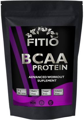 FITIO Nutrition Real BCAA 100% Micronized Vegan, Muscle ...