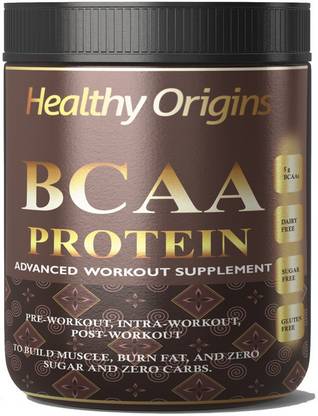 Healthy Origins Real BCAA 100% Micronized Vegan, Muscle Recovery & Endurance BCAA B83 Premium BCAA