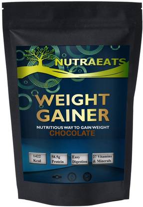 NutraEats Nutrition Mass High ProteinWeight Gainers/Mass Gainers (Chocolate) MW546 Pro Weight Gainers/Mass Gainers