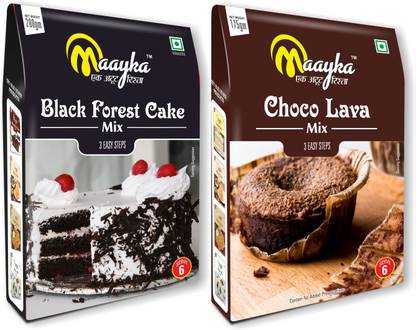 Maayka - Ek Atoot Rishta Choco Lava & Black Forest cake Mix 175gm + 200gm 375 g