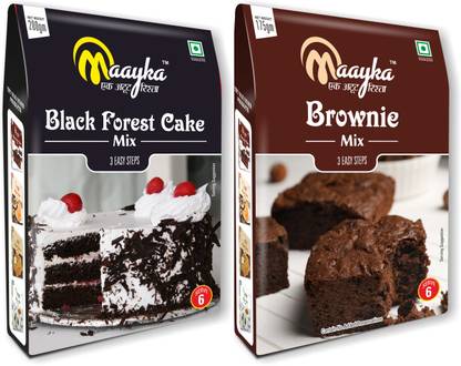 Maayka - Ek Atoot Rishta Black Forest Cake & Brownie Mix 200gm + 175gm 375 g