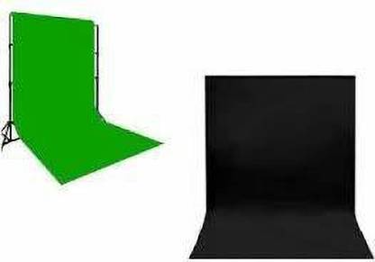 Digiom 8 x 12 Ft Green & Black LEKERA Background for Photography, Green & Black Screen for Photography, Green & Black Backdrop for Photography, Green & Black Photography Cloth Curtain Reflector (Combo) Reflector