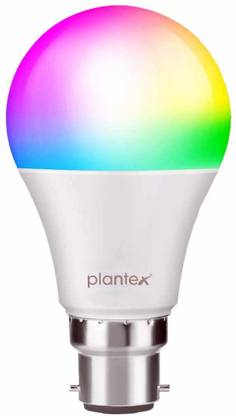 Plantex Smart WiFi LED Bulb/Smart LED Light (7W-B22) LED RGB Color Changing, Compatible with Alexa, Google Home (No Hub Required) Smart Bulb