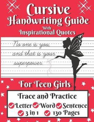 Cursive Handwriting Guide for Teen Girls