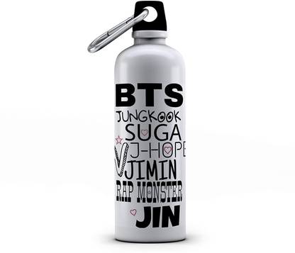 craft maniacs BTS RAP MONSTER SUGA JIN BOYS 600 ML SIPPER | OFFICIALLY LICENSED BTS MERCH 600 ml Sipper