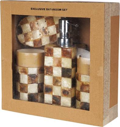 Floor Art Crystal Bathroom Set