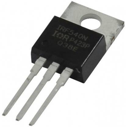 RM ENTERPRISE IRF540 MOSFET Original- 100V 33A N-Channel HEXFET Power MOSFET TO-220 Package NPN Transistor