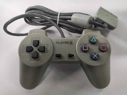 BVG PS1 Wired Controller For PS1 Controller Grey Gamepad (Grey, For PS1)  Gamepad