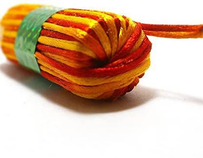 Visarga rehsmi kalawa/Mahakaal Bhakti Silk Mauli Kalawa/Kalawa Thread/Sacred Thread/Mauli Thread 1 Piece