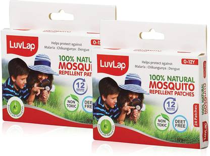 LuvLap 100% Natural Mosquito Repellent Patches