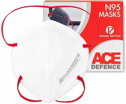Piramal Fabrics Ace Defence Overhead N95 Protective Face Mask, 5 Layers of Filtration, Anti-Microbial, Economical, Non-Collapsible