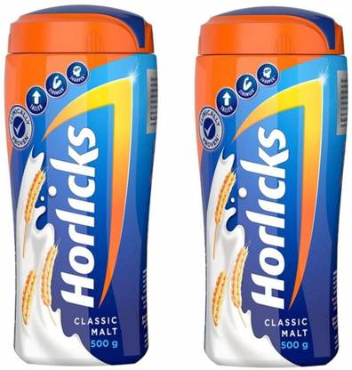 HORLICKS Classic Malt 500 Gram Pack of 2