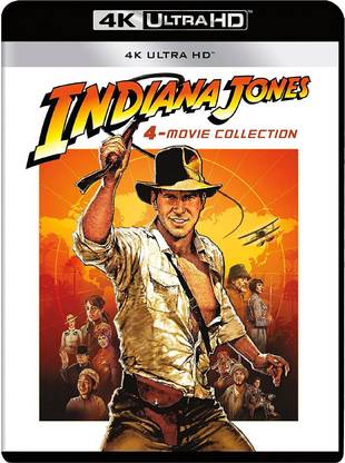 Indiana Jones: 4 Movie Collection (4K UHD + Blu-ray Bonus Disc) (5-Disc)