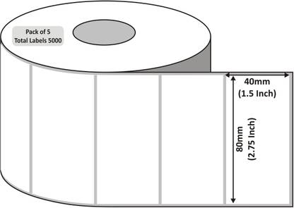 The Barcode Station Self adhesive Paper Label