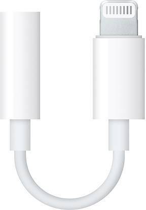 RingTel White White Compatible Bluetooth version Lightning iphone audio jack 3.5mm jack to iphone adapter connector to 3.5 headphone jack converter with Music & Calling Function for iPhone Xs MAX, XR, X, 8, 7, Plus, 6S, 6, SE,5S,5C,Pad iOS Devices Phone Converter (iOS) Phone Converter