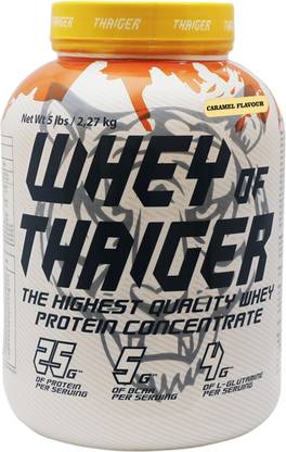 whey of thaiger 5 LBS (Caramel Flavour) Whey Protein