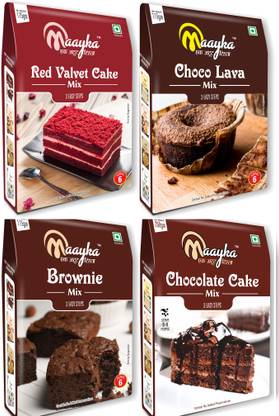 Maayka - Ek Atoot Rishta Maayka Red Velvet + Choco Lava + Brownie+ Chocolate Cake Mix 725 g