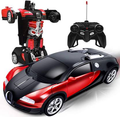CADDLE & TOES Converting Car To Robot Transformer with Remot controller for Kids (Multicolor)