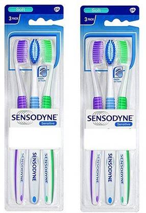 SENSODYNE sensetive toothbrush 2* Soft Toothbrush