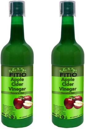 FITIO Apple Cider Vinegar With Mother Vinegar Vinegar (M) (Pack Of 2) Pro Vinegar