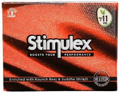 Dabur Stimulex To Increase Stamina 10 capsules (pack of 4)