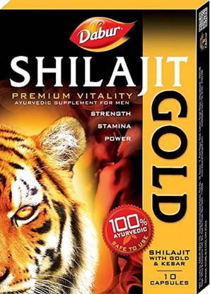 Dabur SHILAJIT GOLD 10 capsules (pack of 3)
