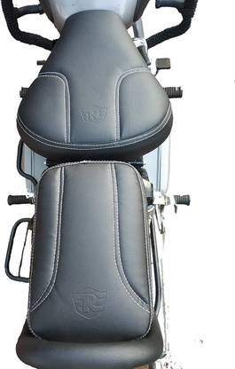 Golden Fox Black Split Seat Cover for Classic 350 /500 Split Bike Seat Cover For Royal Enfield Classic, Classic Chrome, Classic 500