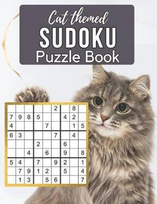 Cat Themed Sudoku Puzzle Book