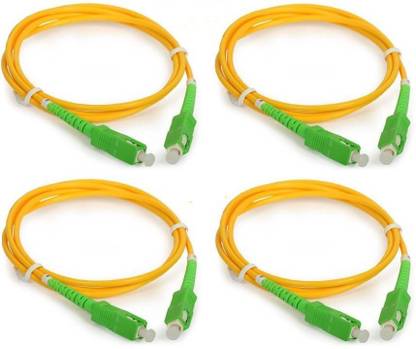 DREAMTECH Fiber Optical Cable 2 m Optical Fiber Patch Cord Cable Single Mode
