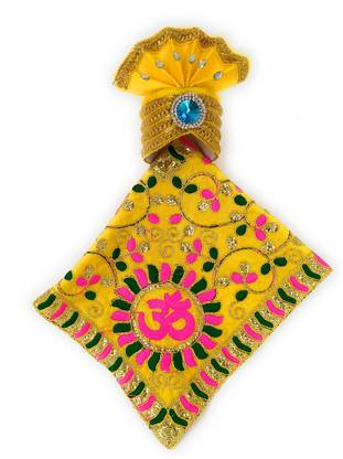 shinde exports Shirdi Sai Baba statue dress/ idol vastra /shawl for 13.5 inch (5 no.) idol Dress
