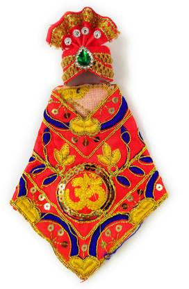 Sai Baba Dress_ Size No. 1 for Idol Height -12