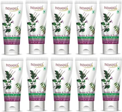 PATANJALI Saundarya Neem Tulsi (15gm X 10) Face Wash