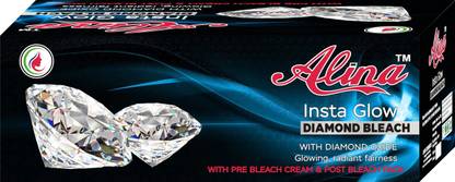 Alina BEST FACE GLOWING DIAMOND BLEACH CREAM (250G)