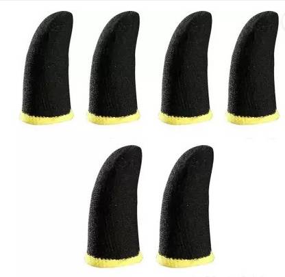 haven's treasure PUBG_GAMING_SLEEVE Breathable, Four Finger Gloves Finger Sleeve (Pack of 6) Finger Sleeve
