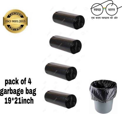 Shrinay WASTE TRASH ,GARBAGE FOR DUSTBIN HOSPITAL,HOME,KITCHEN USE Medium 14 L Garbage Bag  Pack Of 120