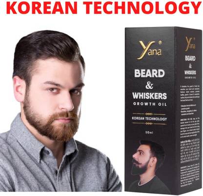 Yana Original Smart Beard and Mooch Growth oil for Boys and Men (Real Men Choice)  Hair Oil