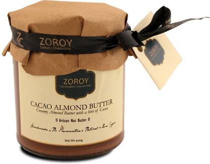 Zoroy Luxury Chocolate Cacao Almond Butter jam spread