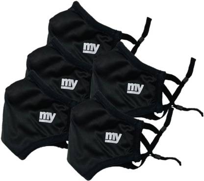 MYPROTECTION Reusable & Antibacterial MASK SERIES 1 Antiviral Mask - Black Cloth Mask
