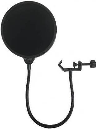 SRV Pop Filter For Condenser Microphone Mic Recording Pop filter Screen Broadcasting Singing Professional Wind Mobile Voice Popup Shield Mask Dynamic Windscreen Sound Studio Swivel Mount 6-Inch Microphone filter