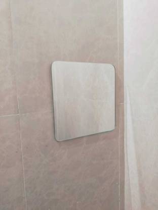 Adinath Creators NO SCREW NO DRILL NEEDED / EASY STICK MIRROR Bathroom Mirror