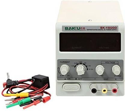 Bakku BK 1502DD Sophisticated Regulated DC Power Supply Power Supply 15 volt 2.1 Amp Digital LED Screen 430 Watts Computer PSU with 10 SATA Cables