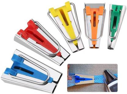 SYGA Bias Tape Makers Set of 5 Pcs with Low Shank