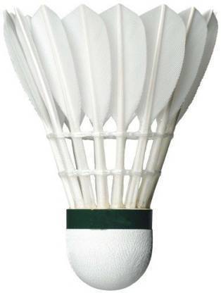 PRABHU Badminton Shuttle Feather Shuttle  - White