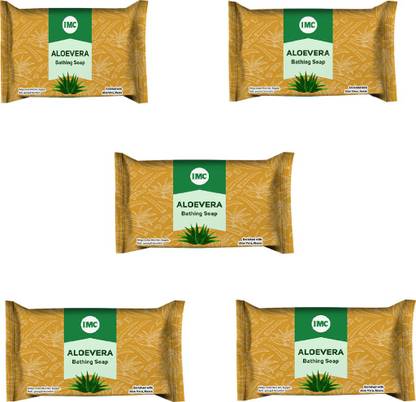IMC Aloe Vera Bathing Soap Pack of 5