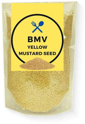 BMV Yellow Mustard Seeds ( Pilli Sarso / Sarsav ) - 100g