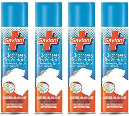Savlon by ITC INDIA LTD CLOTHES DISINFECTANT SPRAY 4 PCS SET