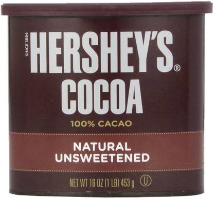 HERSHEY'S Cocoa 100% Cacao Natural Unsweetened ( Imported made in America ) Baking Powder
