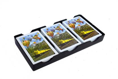 Wigano Plastic Poker Playing Cards Mark Resistant, Durable, Flexible Playing Cards