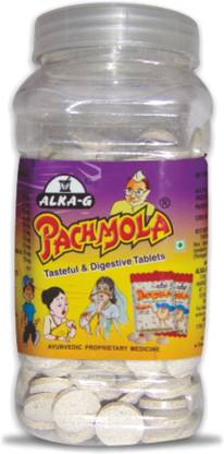 PACHMOLA AYURVEDIC TASTEFUL, HEALTHY AND DIGESTIVE TABLETS 320Pc IN EASY TO STORE JAR | AFTER MEAL DIGESTIVE TABLETS | PACHAK GOLI SOUR Tablet